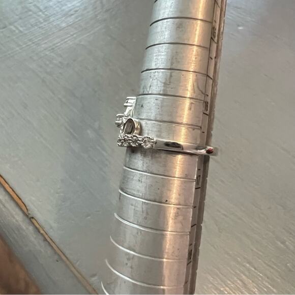 925 Sterling Silver CZ Ring Size 6 - Picture 6 of 7